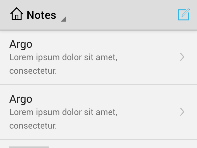 Android notes app example
